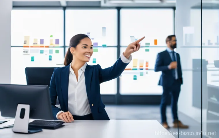 기업경영지도사와 디지털 트랜스포메이션 - **Prompt:** A dynamic, futuristic cityscape at dawn, with sleek, interconnected skyscrapers reaching...