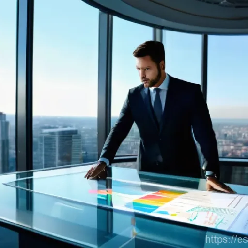 기업경영지도사와 산업 분석 - **Prompt: Strategic Business Mentorship Session**
    A diverse male business consultant, in a sharp...