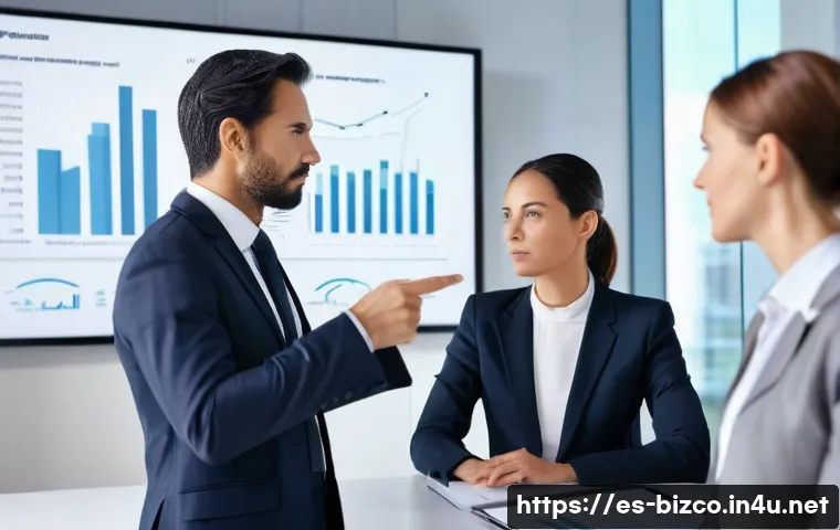 기업경영지도사 자격증과 취업 전략 - **Prompt 1: Strategic Consulting in Action**
    "A diverse group of three professionals, including ...